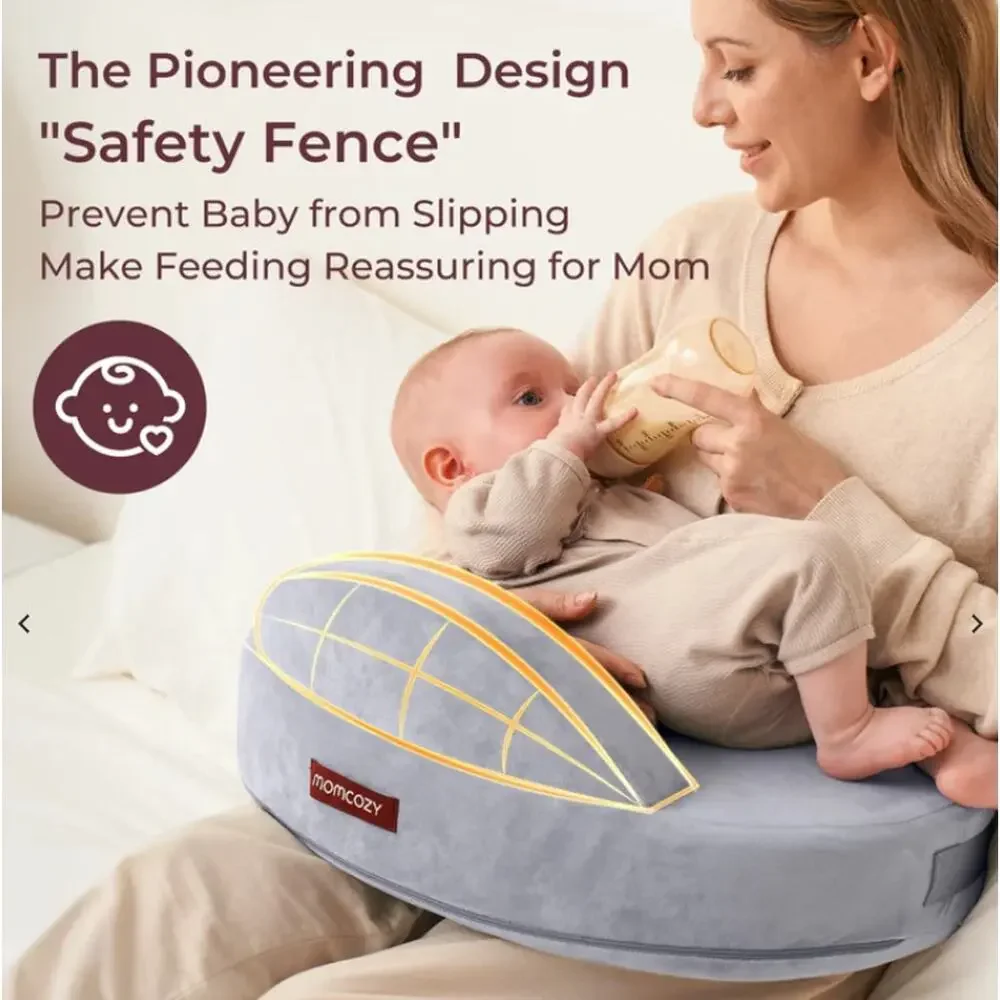 NWOT Momcozy MaxSupport Nursing Pillow breastfeeding - Picture 7 of 8